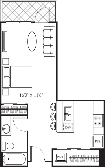 Floor plan layout diagram for S3